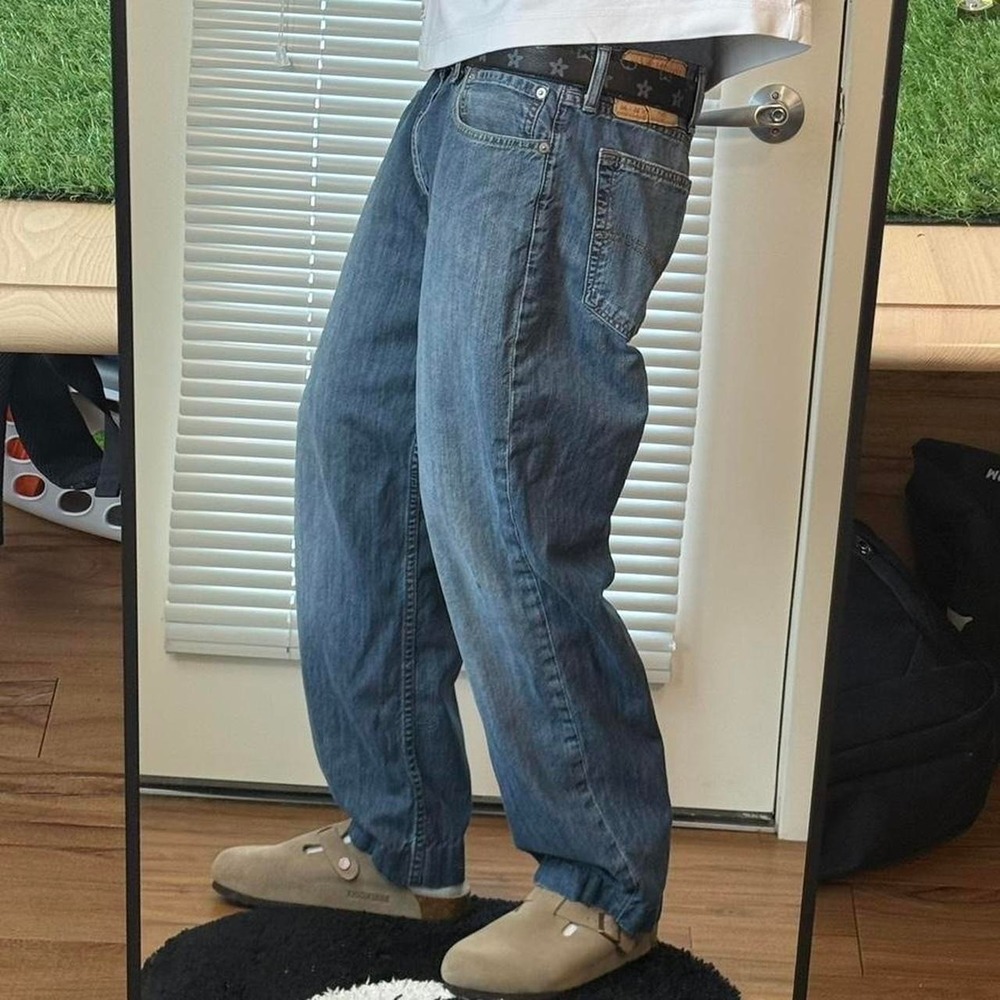 Y2K Levi's 514 straight fit blue jeans 38x30